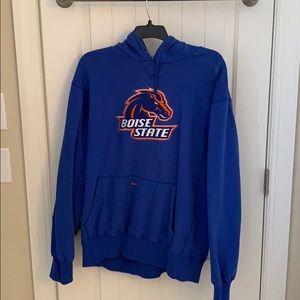 Nike XXL Boise State hoodie w/embroidered logo